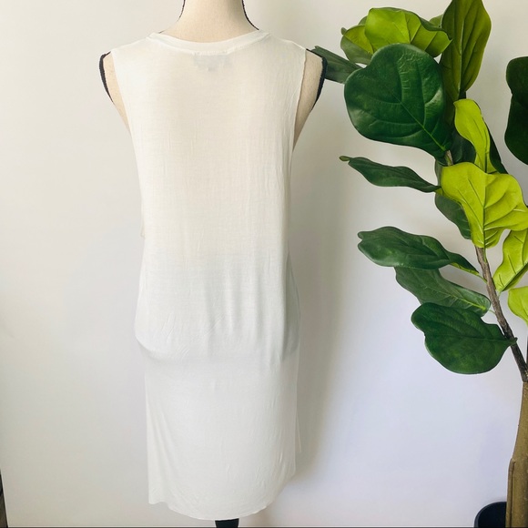 Buttery Soft High Low open side top in Cream - Picture 4 of 7